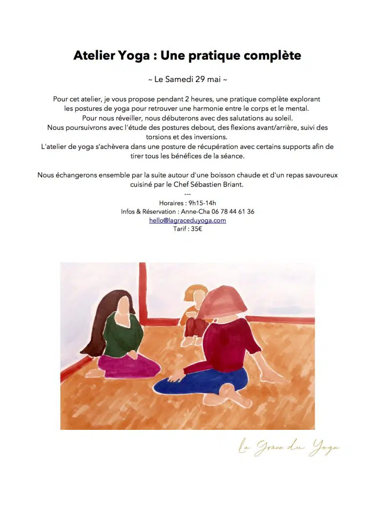 Atelier yoga mai 2021