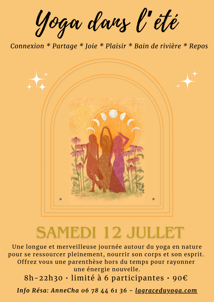 Un yoga dans l'été, journée atelier 12 juillet 2025