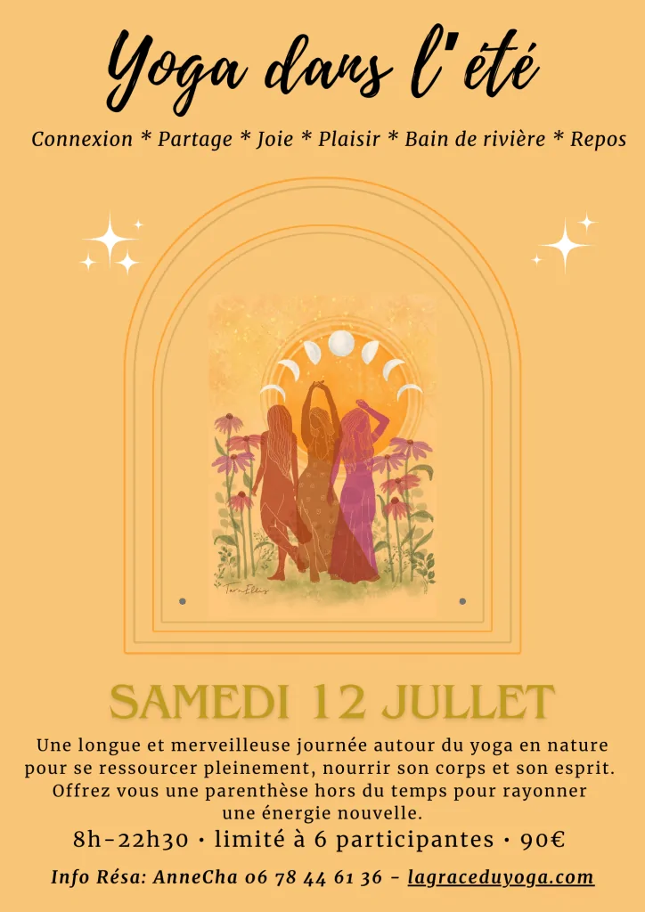 Un yoga dans l'été, journée atelier 12 juillet 2025